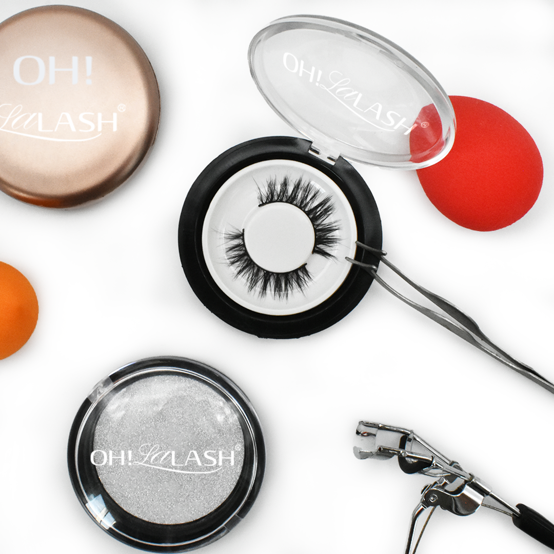 3D05-- Luxury 8mm half strip horse hair eyelash 