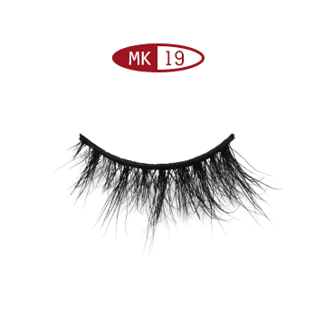 MK19 -- Feminine 15mm 3D mink lashes