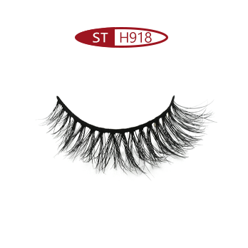 ST-H918 -- Slim 12mm Natural Horse hair lashes