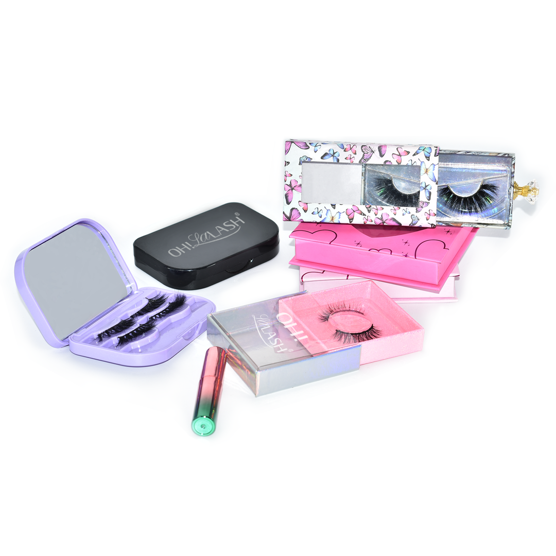 ST-ND6814 -- Remarkably real mink fur lashes