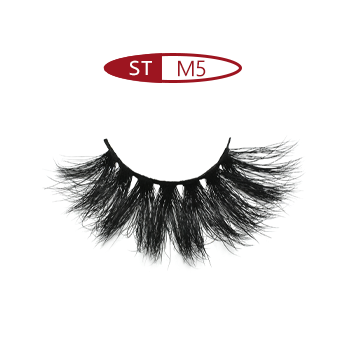 ST-M5 - Eyes makeup in 25mm classic mink styling eyelashes 