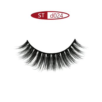 ST-d024 -- Engaging 12mm 3D mink eyelash