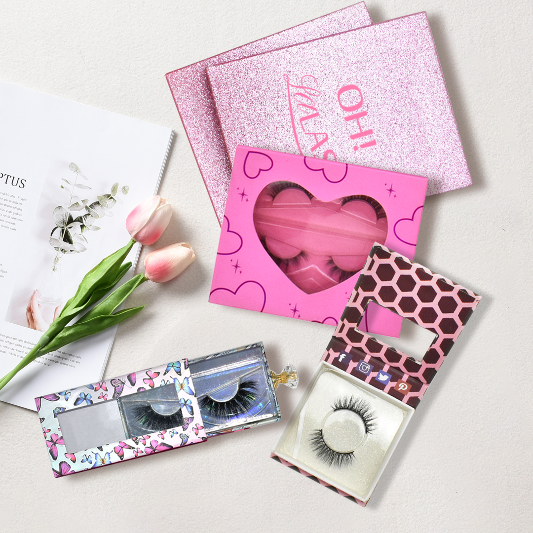 ST-d035 -- Curly 14mm 3D mink fur eyelashes