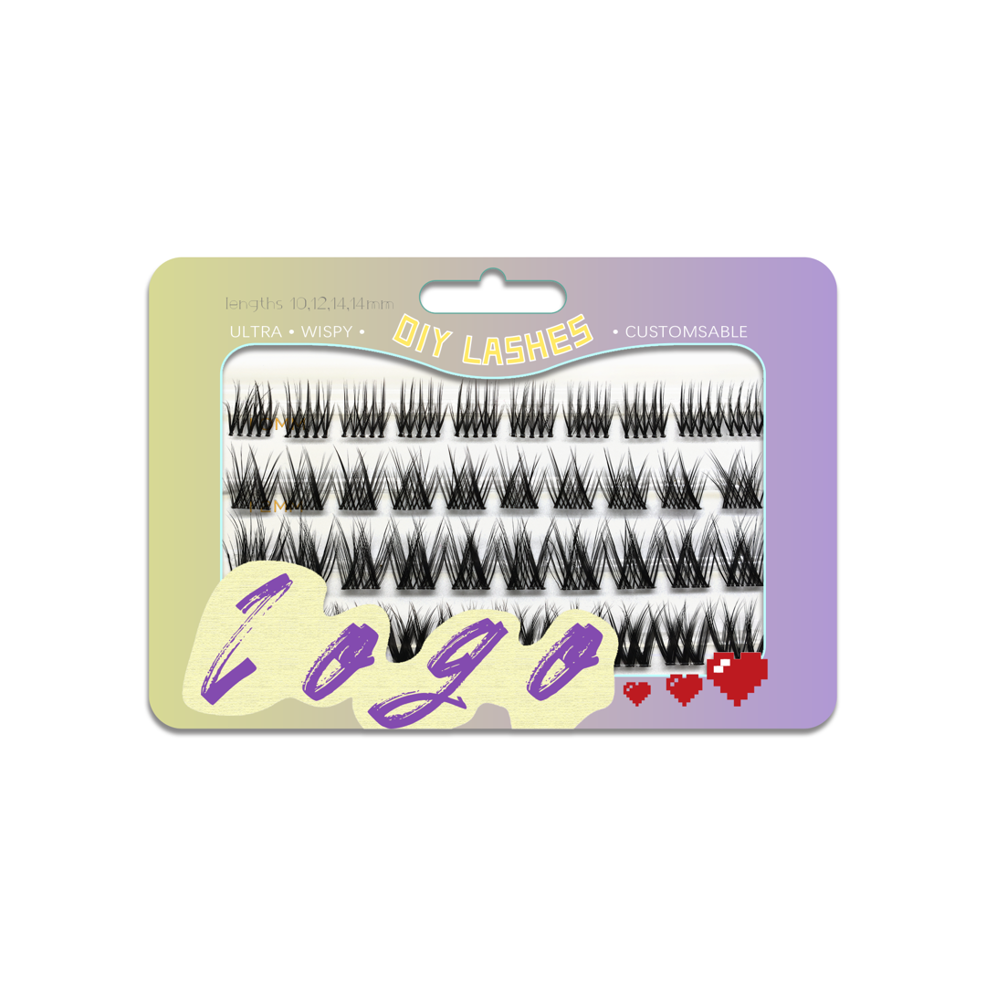 II110 - High quality synthetic hair perfect for creating a custom lash extention look in minutes. 