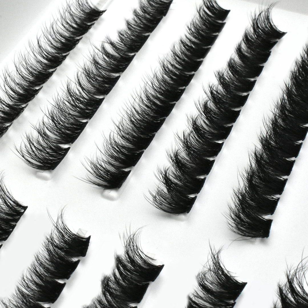 II114 - Pre-glued cat eye look layer individual eyelash