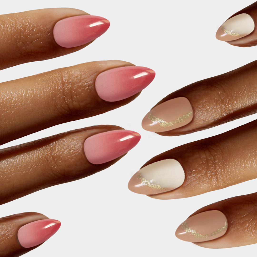 nail tips three color chart