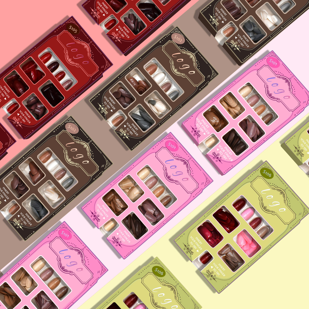 S101 -- Bring salon homemade 120pcs fake nail tips