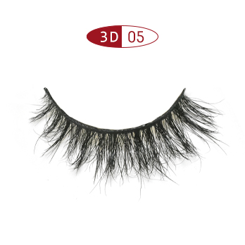 3D05-- Luxury 8mm half strip horse hair eyelash 