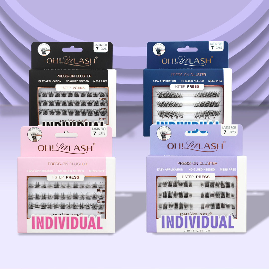 FD02 - Each cluster of eyelashes is hand-woven, featuring a feather-light texture that feels weightless when worn.