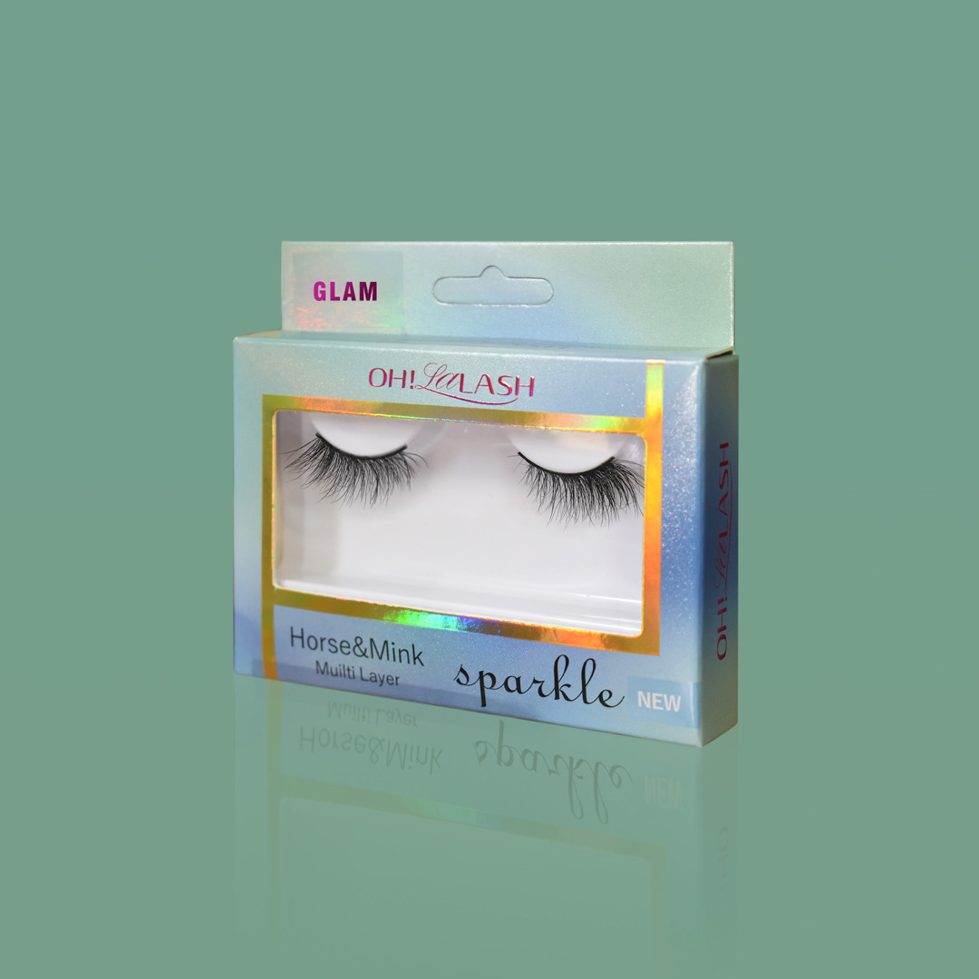 GLAM - Easy 3D real hair eyelashes 