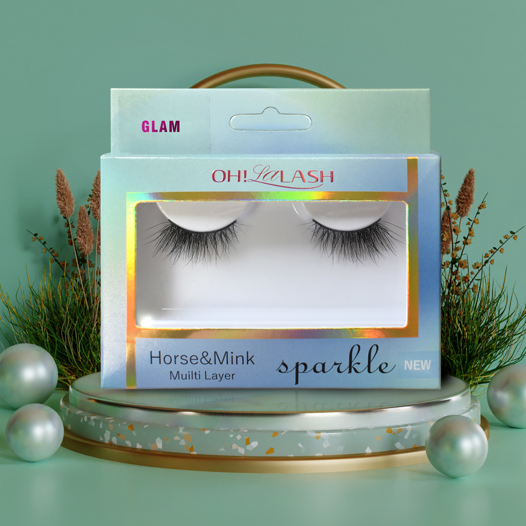 GLAM - Easy 3D real hair eyelashes 