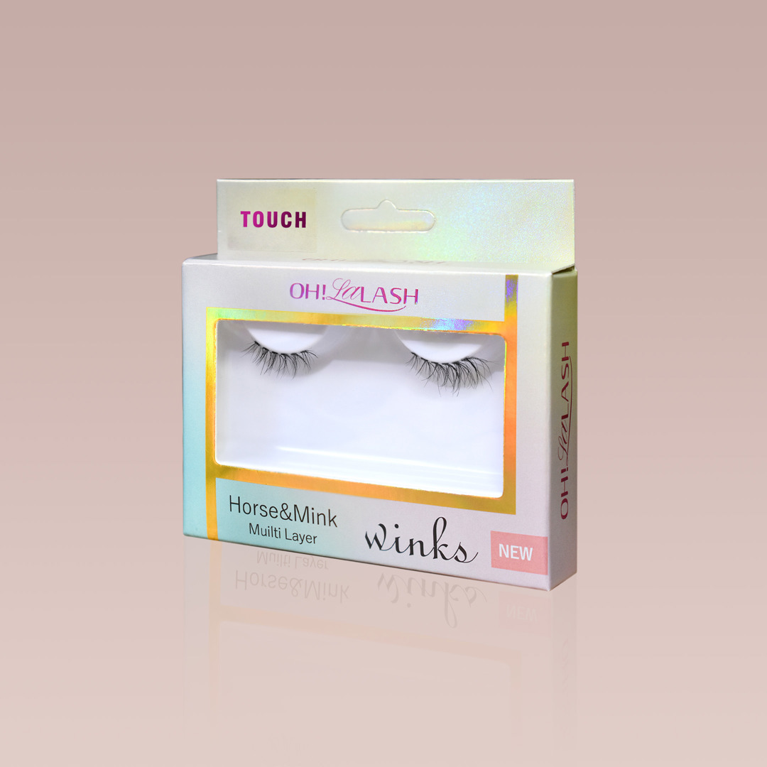 TOUCH - Feather feel 3d multi layer natural horse hair eyelash