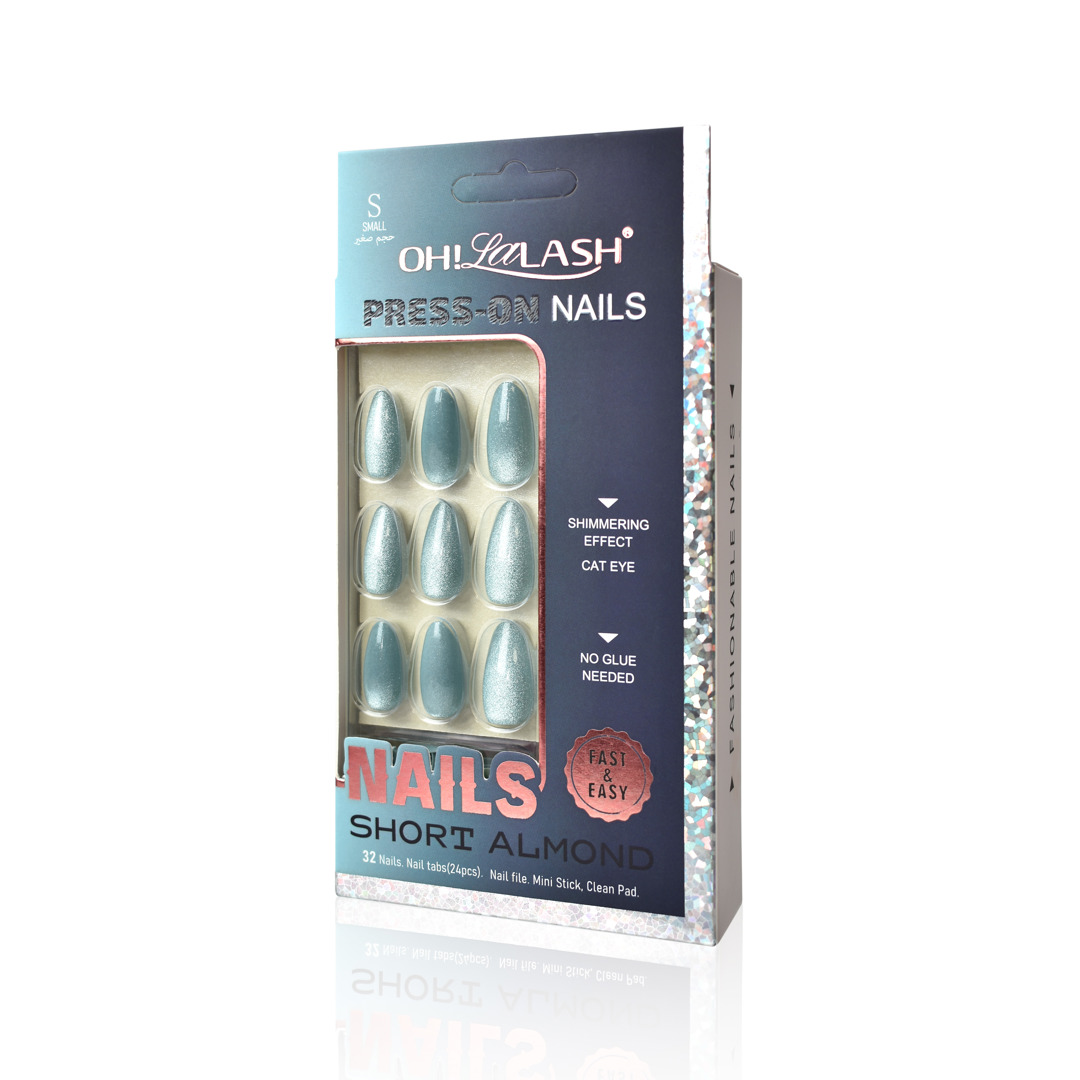 Top Rated Cat Eye Press On Nails - 32pcs Medium Almond Nails